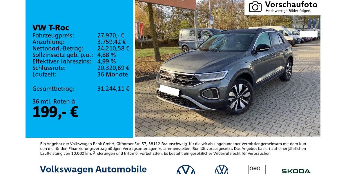 VW T-Roc 12.728 km 27.970 &euro; Leipzig 04277