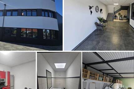 Moderne Gewerbefläche mit Büro + Lager, Freifläche + SP möglich zimmer