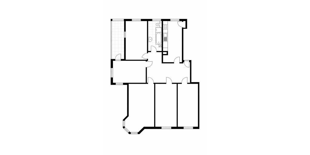 Etagenwohnung Leipzig Mitte - 5 Zimmer, 130 m&sup2;, 1.749&euro; | Angebot:26490926