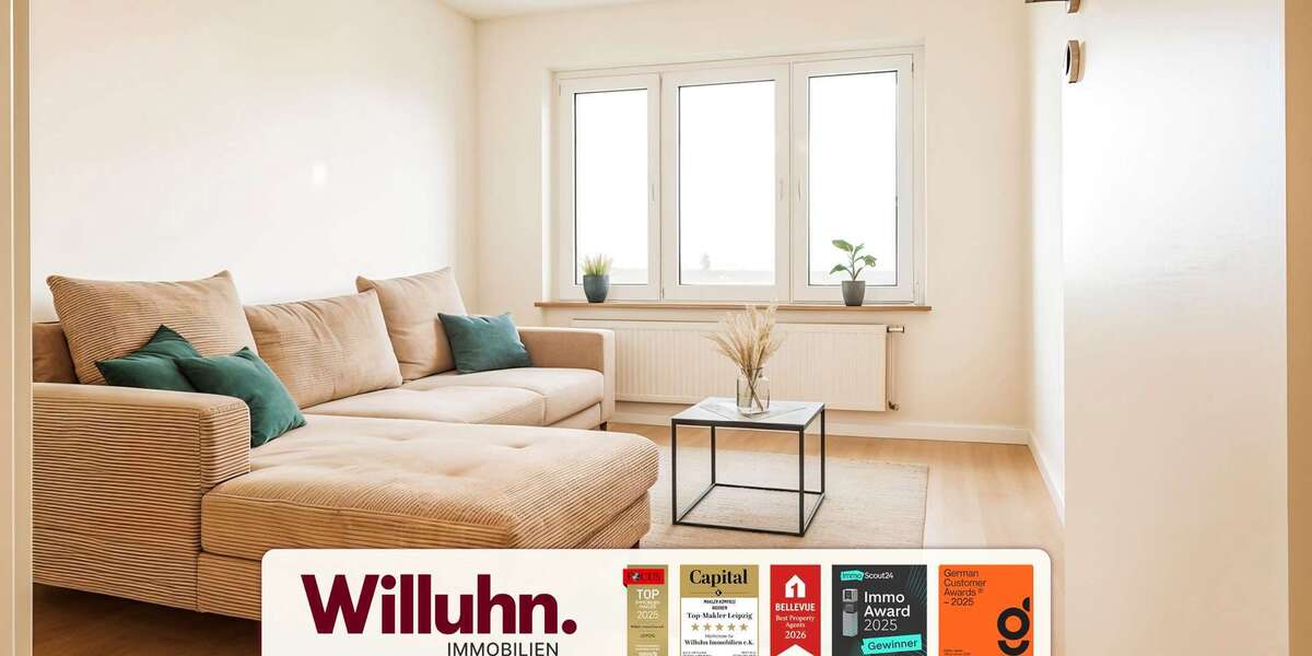 Etagenwohnung Rötha - 3 Zimmer, 62 m&sup2;, 129.500&euro; | Angebot:25532874