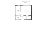 Erdgeschoßwohnung Borna - 1.5 Zimmer, 48 m&sup2;, 330&euro; | Angebot:25881885