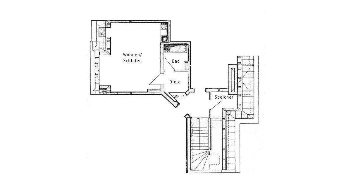 Etagenwohnung Leipzig Südvorstadt - 1 Zimmer, 266 m&sup2;, 690.000&euro; | Angebot:25735010