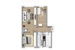 Erdgeschoßwohnung Borna - 3 Zimmer, 59 m&sup2;, 354&euro; | Angebot:26512227