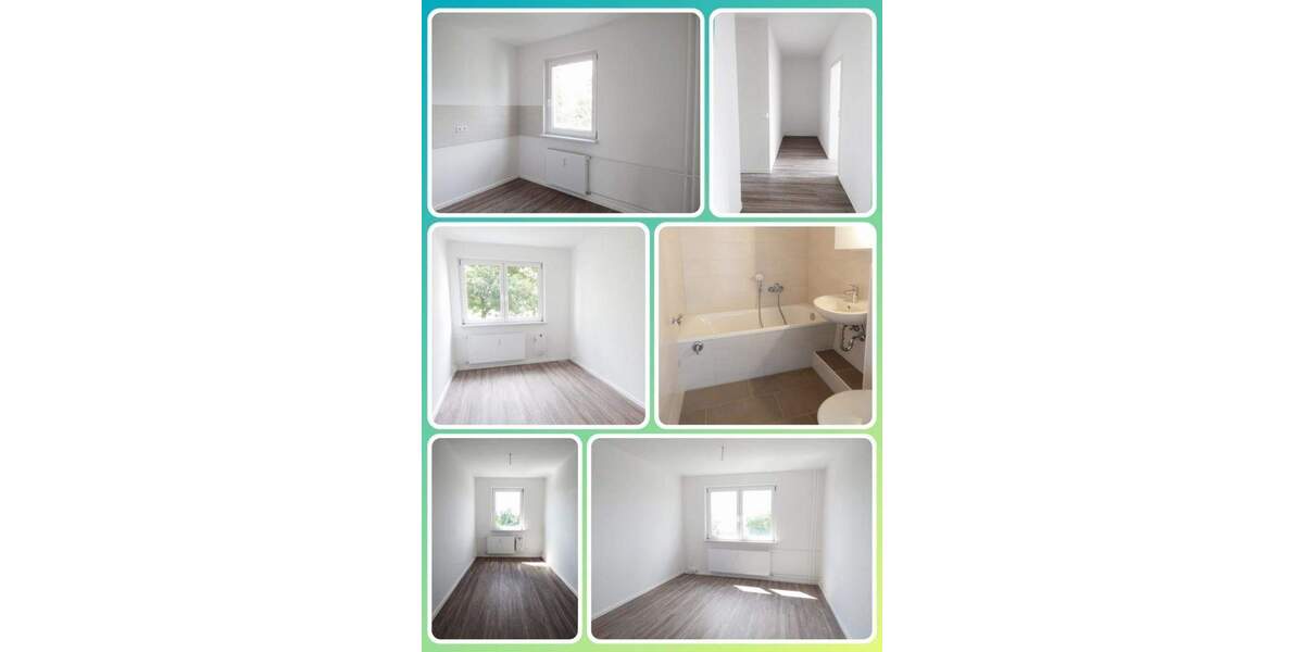 Etagenwohnung Schkeuditz - 3 Zimmer, 59 m&sup2;, 531&euro; | Angebot:25243951