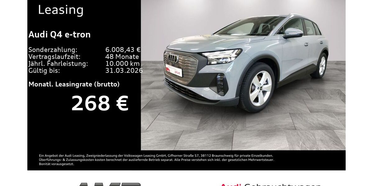 Audi Q4 e-tron 4.920 km 39.840 &euro; Borna 04552