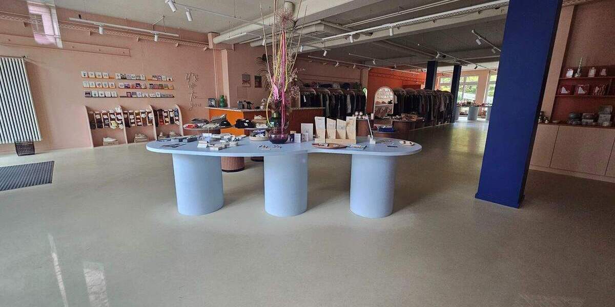 Große Ladenfläche direkt auf der beliebten 