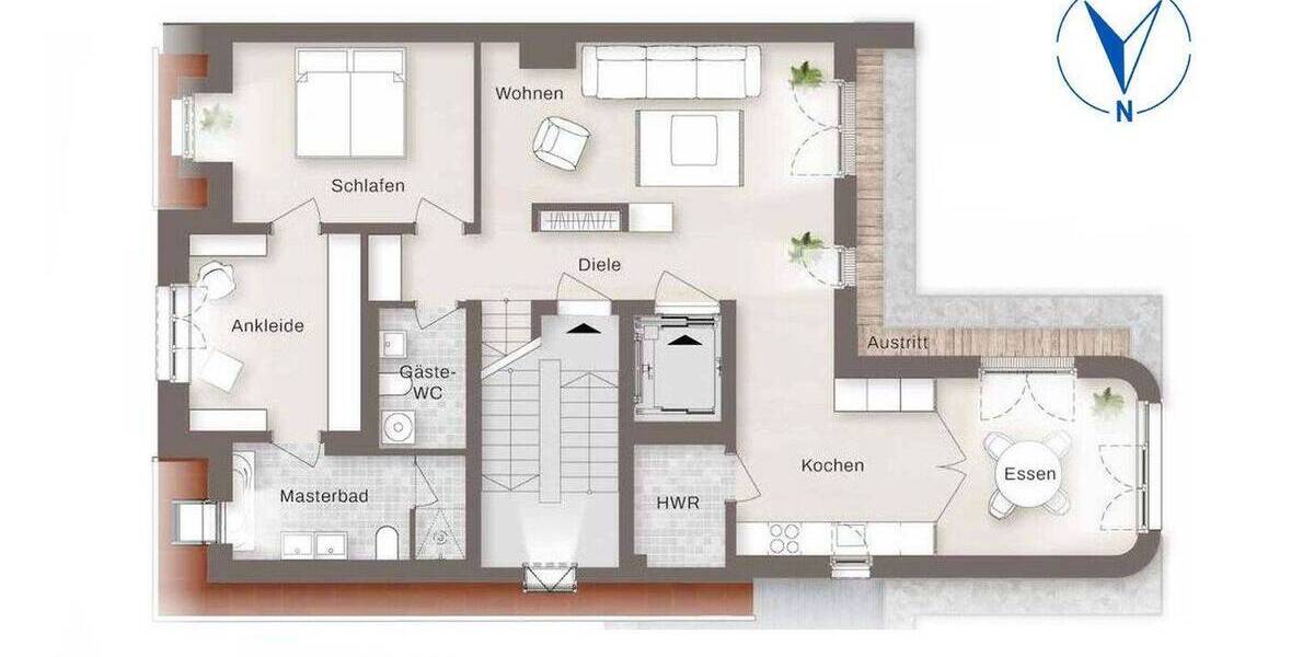 Etagenwohnung Markkleeberg - 2 Zimmer, 134 m&sup2;, 889.020&euro; | Angebot:26204504