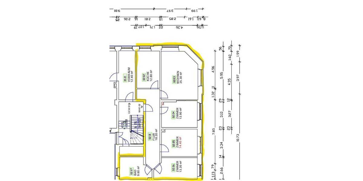 Etagenwohnung Markranstädt - 4 Zimmer, 111 m&sup2;, 950&euro; | Angebot:26891782