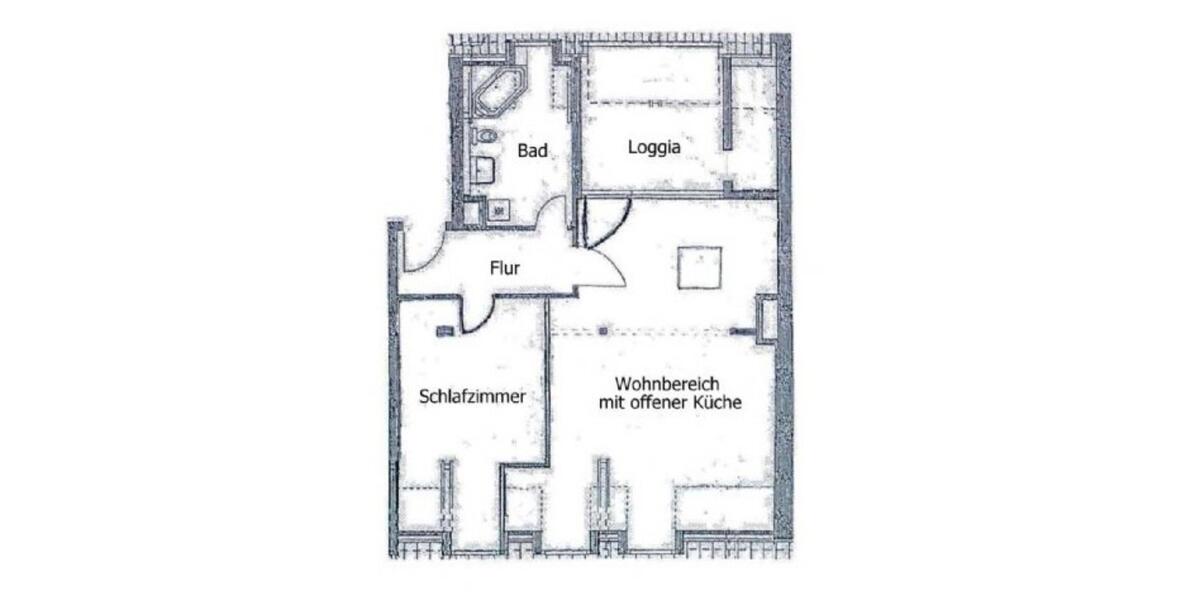 Dachgeschoßwohnung Leipzig Mitte - 2 Zimmer, 80 m&sup2;, 290.000&euro; | Angebot:25777521