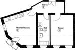 Etagenwohnung Leipzig Altlindenau - 2 Zimmer, 60 m&sup2;, 800&euro; | Angebot:26797199