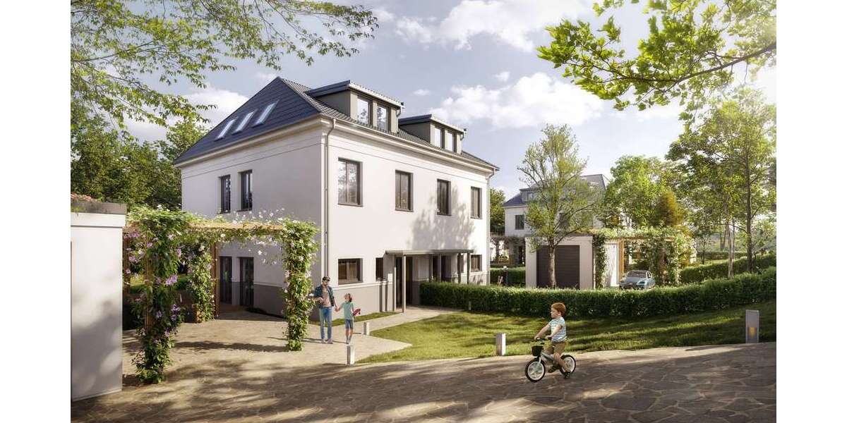 KfW 55 - Doppelhaus in grüner Umgebung mit altem Baumbestand in Leipzig-Stahmeln 5.5 zimmer
