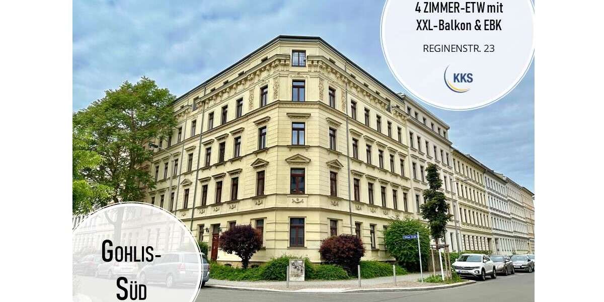 Etagenwohnung Leipzig Mitte - 4 Zimmer, 90 m&sup2;, 270.000&euro; | Angebot:27132410