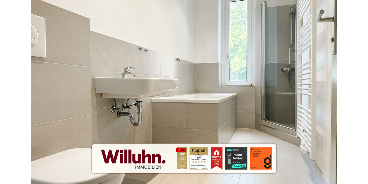Etagenwohnung Leipzig Nordwest - 3 Zimmer, 83 m&sup2;, 1.150&euro; | Angebot:26889332