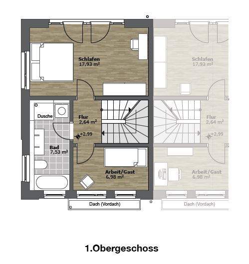 Reihenmittelhaus Zwenkau - 4 Zimmer, 109 m&sup2;, 419.000&euro; | Angebot:25773807