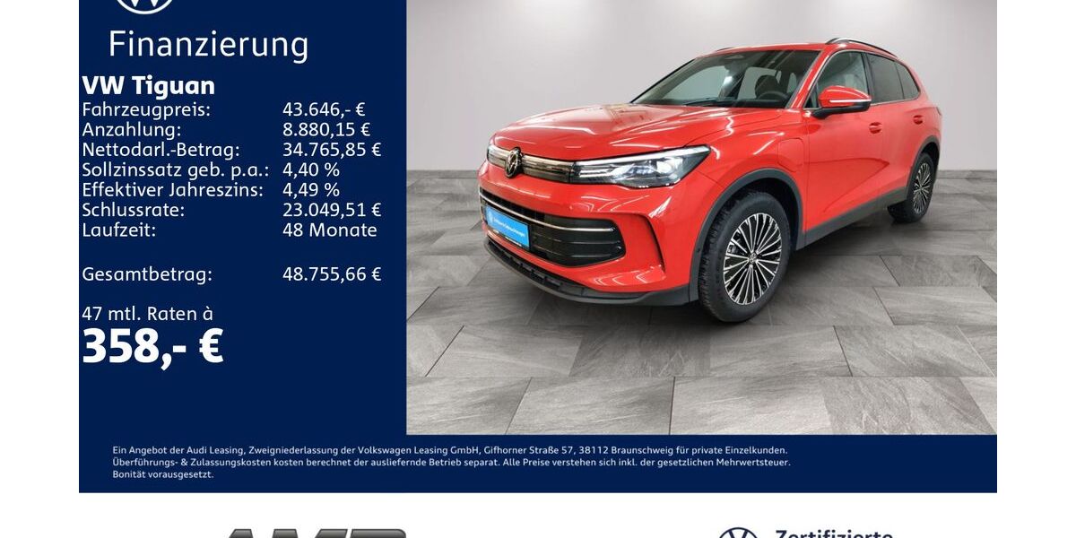 VW Tiguan 14.670 km 42.790 &euro; Borna 04552