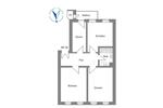 Etagenwohnung Leipzig Mitte - 3 Zimmer, 78 m&sup2;, 1.250&euro; | Angebot:25987668