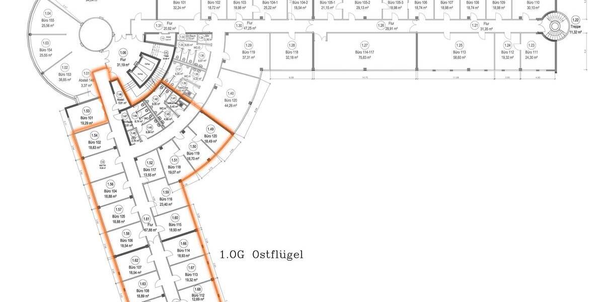 Gewerbeobjekt Leipzig Schönefeld-Abtnaundorf - 1 Zimmer, 510 m&sup2;, 4.340&euro; | Angebot:25999696