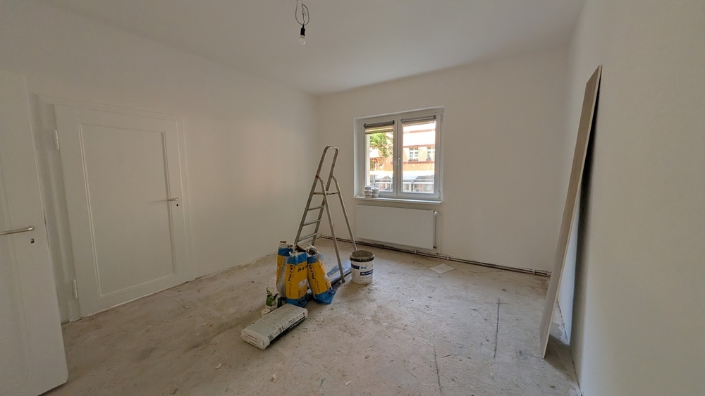 IN SANIERUNG + WAHREN + 3 RAUM WOHNUNG + HOCHPARTERRE + BALKON - Erdgeschoßwohnung Leipzig-Wahren Wahren | Angebot:26442021