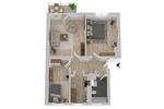 Etagenwohnung Groitzsch - 3 Zimmer, 59 m&sup2;, 446&euro; | Angebot:26424127