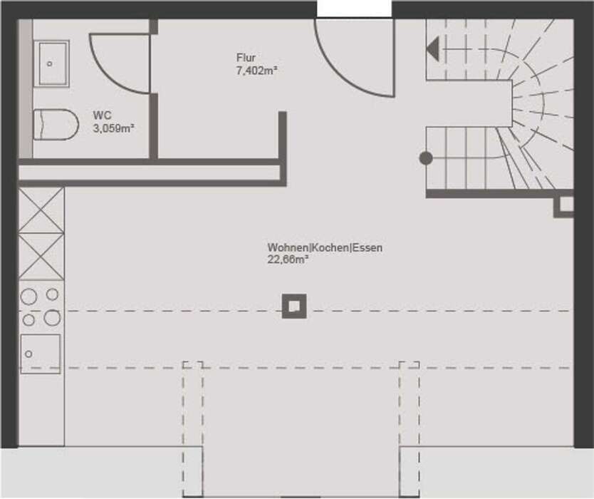 Moderne Maisonette mit Dachterrasse über den Dächern Leipzigs 3 zimmer