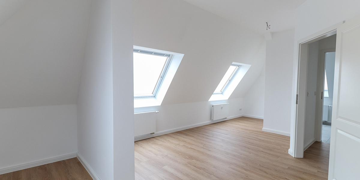 ERSTBEZUG NACH SANIERUNG + EUTRITZSCH + 2 RAUM + DACHGESCHOSS + AB SOFORT - Dachgeschoßwohnung Leipzig Eutritzsch | Angebot:24795255