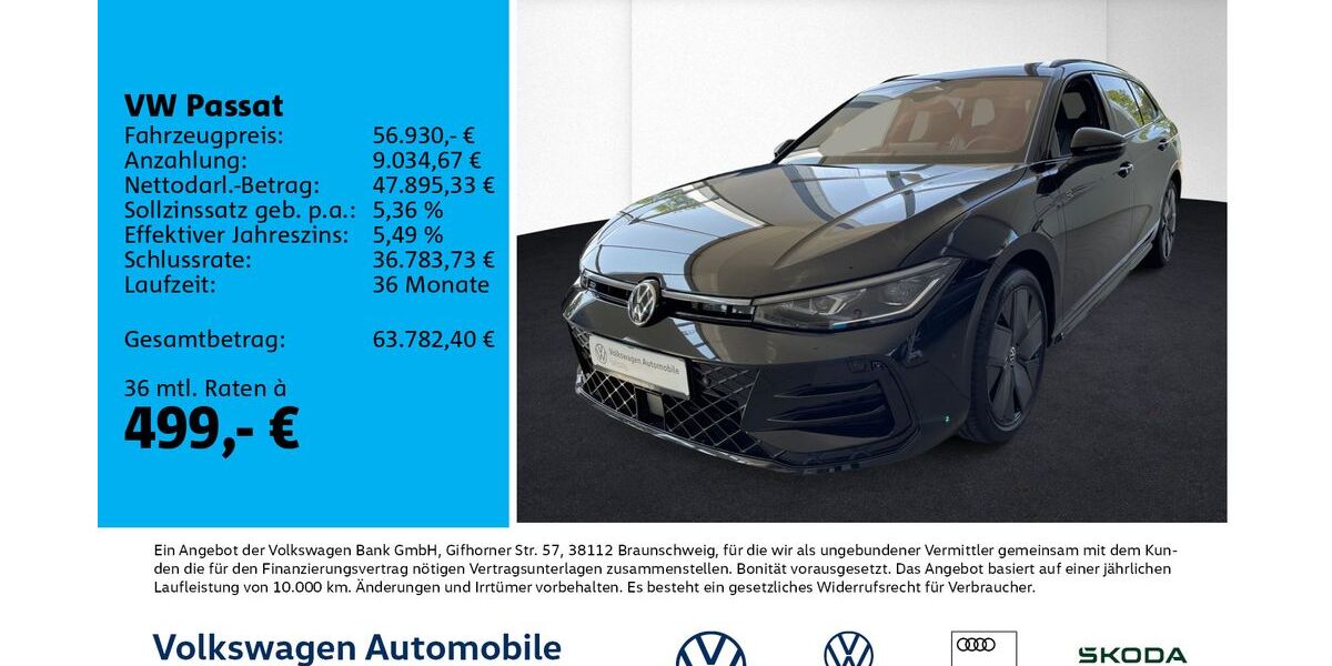 VW Passat Variant 12.500 km 55.630 &euro; Leipzig 04178