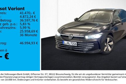 VW Passat Variant 7.800 km 41.470 &euro; Leipzig 04277