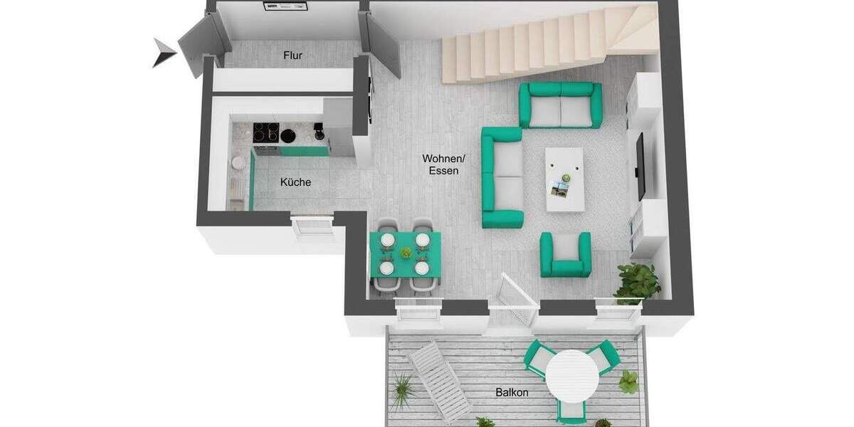 Einfamilienhaus Leipzig Zentrum-Nordwest - 3 Zimmer, 275.000&euro; | Angebot:25564302