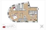Dachgeschoßwohnung Leipzig Mitte - 3 Zimmer, 81 m&sup2;, 1.458&euro; | Angebot:26676987