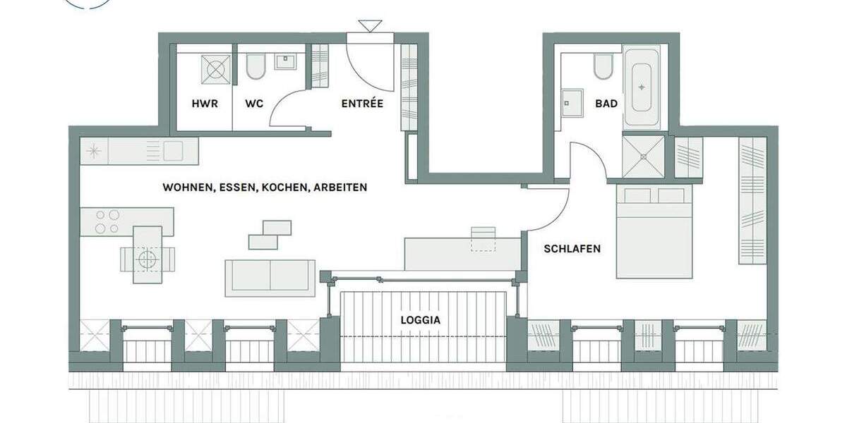 Etagenwohnung Leipzig Zentrum-Ost - 2 Zimmer, 67 m&sup2;, 480.000&euro; | Angebot:25684296