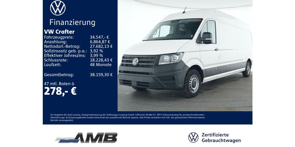 VW Crafter 27.770 km 33.870 &euro; Borna 04552