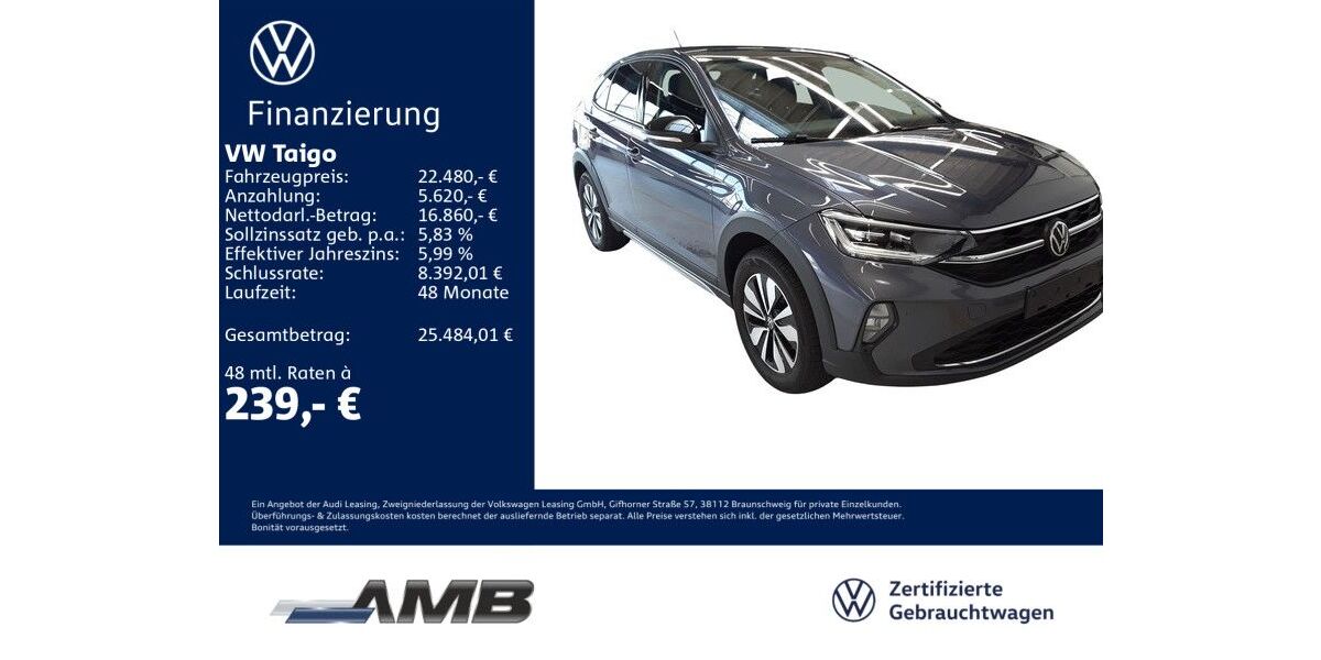 VW Taigo 14.740 km 22.480 &euro; Borna 04552