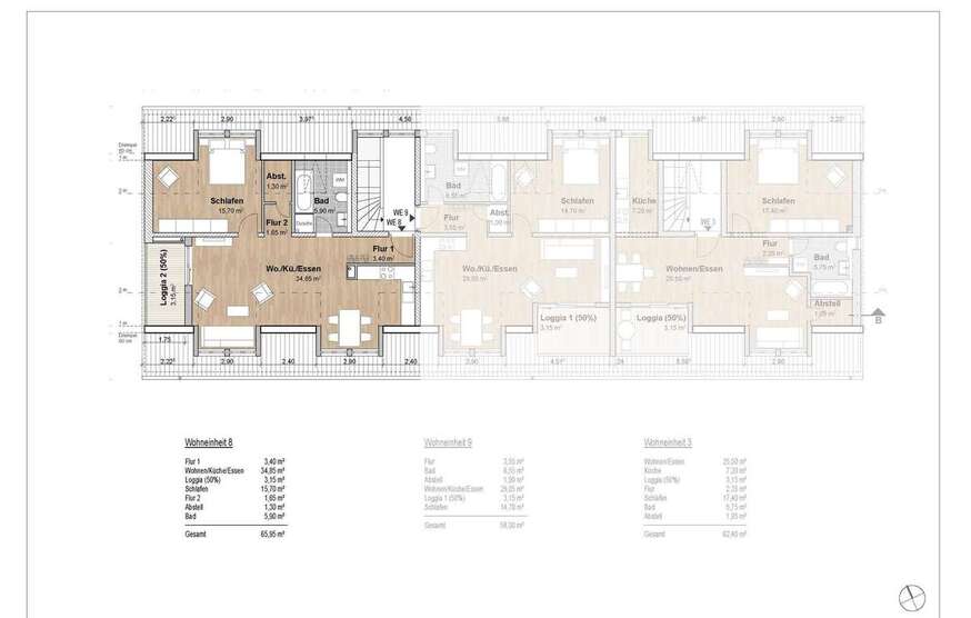**Komfortable 2-Raum-Wohnung in Holzhausen: 66,10 m² mit hochwertiger Ausstattung!** 2 zimmer