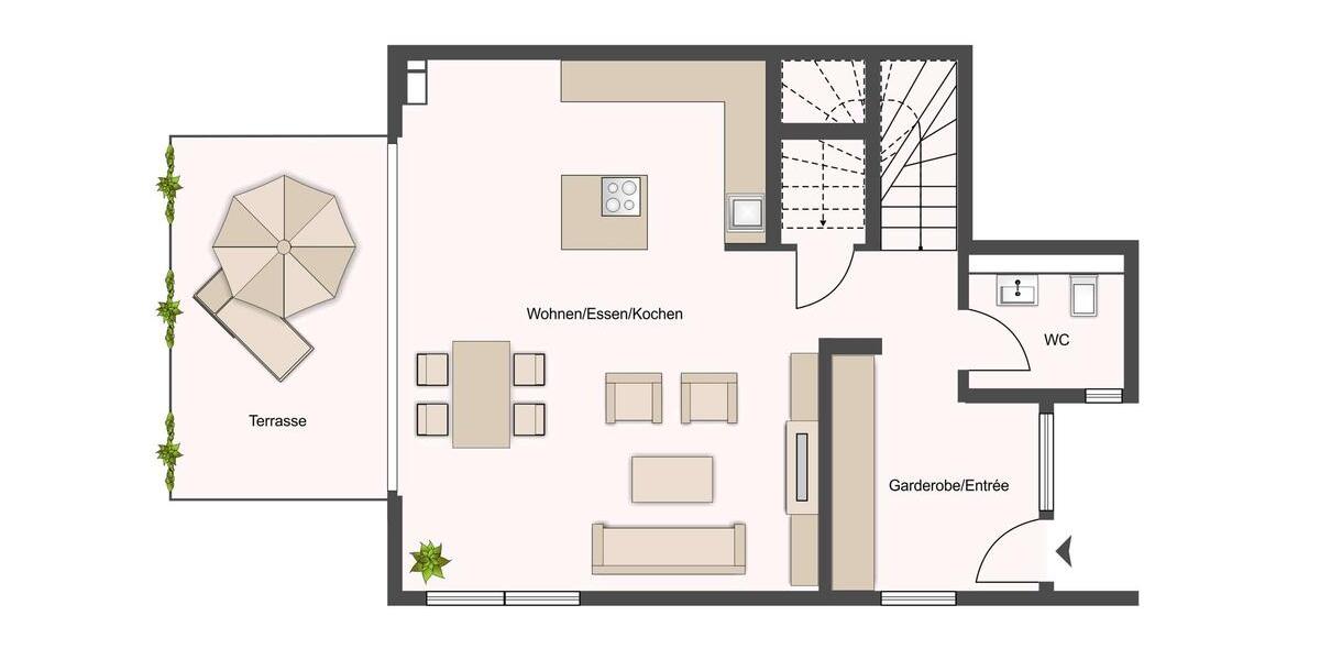 Maisonettenwohnung Zwenkau - 6 Zimmer, 158 m&sup2;, 2.438&euro; | Angebot:26587854