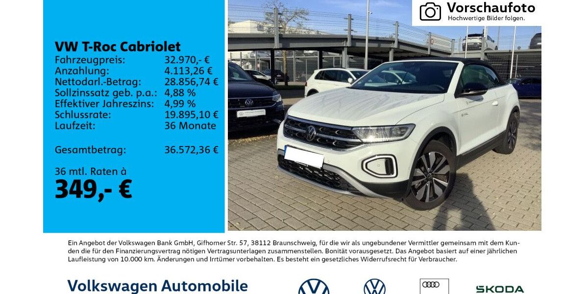 VW T-Roc 7.500 km 32.970 &euro; Leipzig 04277