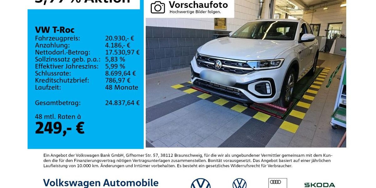 VW T-Roc 13.546 km 20.360 &euro; Leipzig 04178