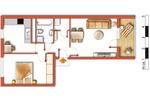 Etagenwohnung Wurzen - 2 Zimmer, 49 m&sup2;, 295&euro; | Angebot:26195981