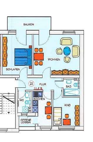 Etagenwohnung Leipzig Eutritzsch - 3 Zimmer, 73 m&sup2;, 220.000&euro; | Angebot:25693084