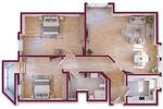Etagenwohnung Leipzig Altwest - 3 Zimmer, 87 m&sup2;, 1.175&euro; | Angebot:26688588