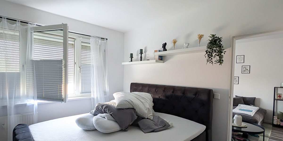 2 RAUM + MARIENBRUNN + LAMINAT + KÜCHE + 4. OG + AB MAI VERFÜGBAR - Etagenwohnung Leipzig Marienbrunn | Angebot:25753452