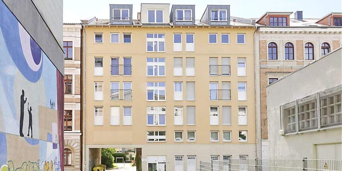 Etagenwohnung Leipzig Zentrum-Süd - 2 Zimmer, 57 m&sup2;, 199.000&euro; | Angebot:25673846