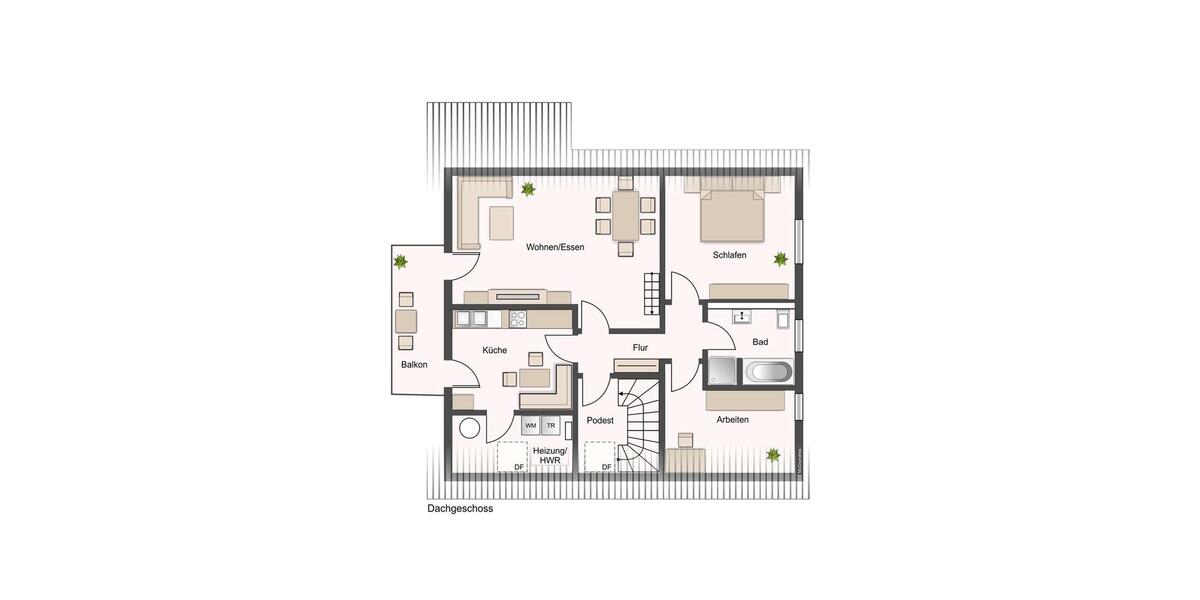 Maisonettenwohnung Delitzsch - 5 Zimmer, 120 m&sup2;, 1.200&euro; | Angebot:26664461