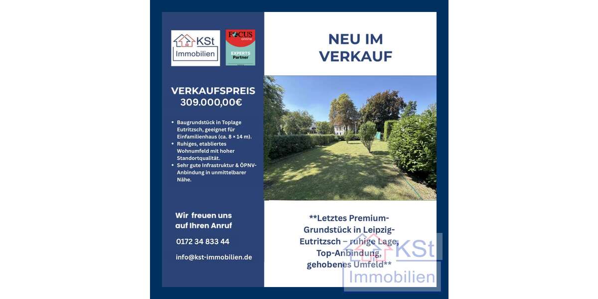 Grundstück zu verkaufen in Leipzig Eutritzsch 309.000 € 388 m² zimmer