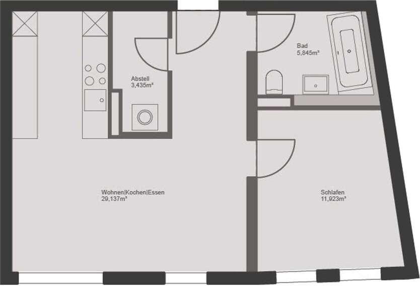 Modernes Wohnen in Leipzig-Stötteritz 2 zimmer