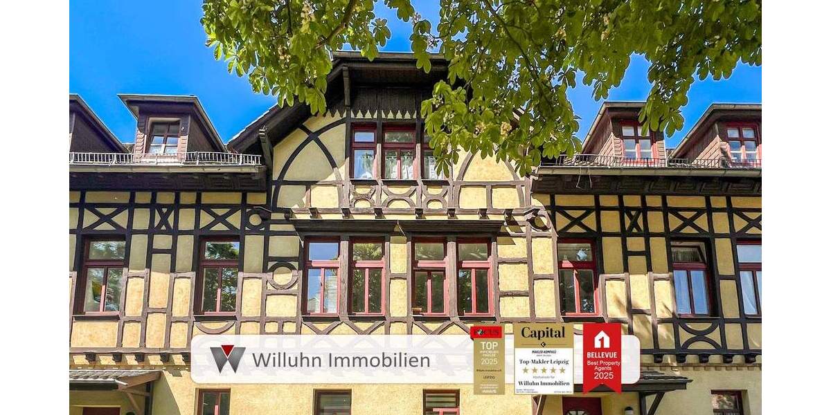 Lichtdurchflutete Etagenwohnung im historischen Landhaus | Parkett | idyllisch gelegen 2 zimmer