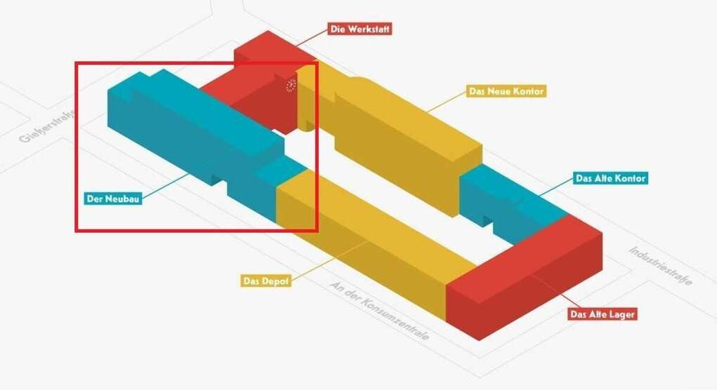 Ihr modernes Büro in der Konsumzentrale Plagwitz! zimmer