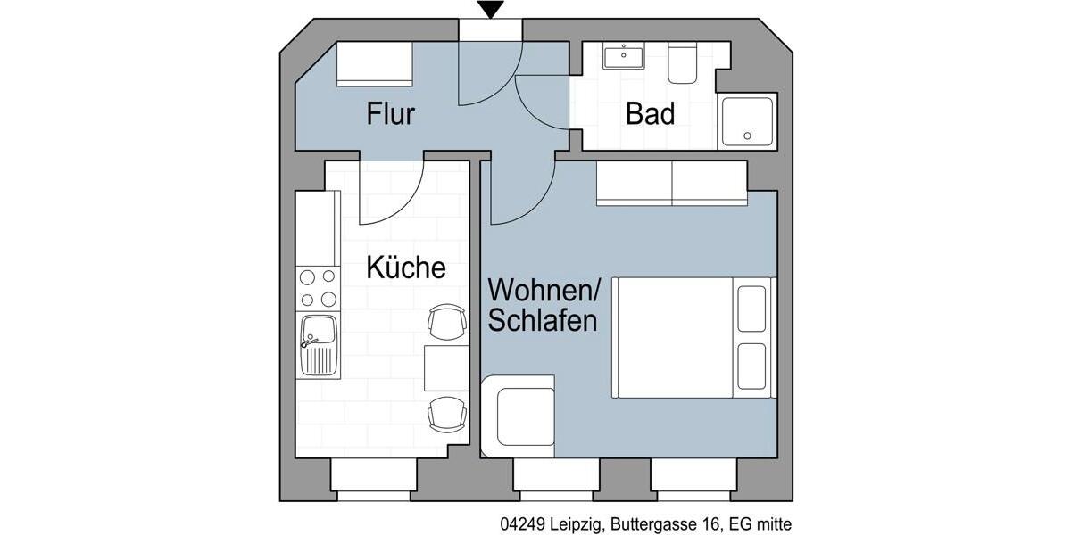 Klein aber fein - Ihr neues Appartement! 1 zimmer