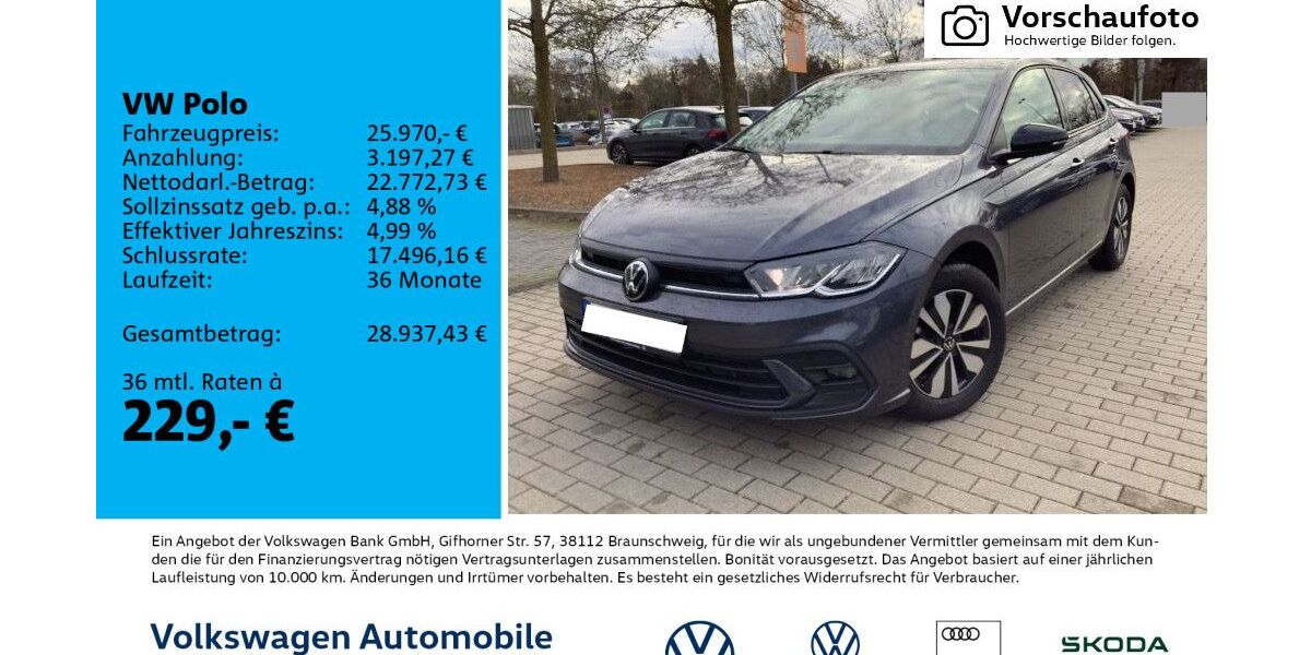 VW Polo 5.000 km 25.970 &euro; Leipzig 04277