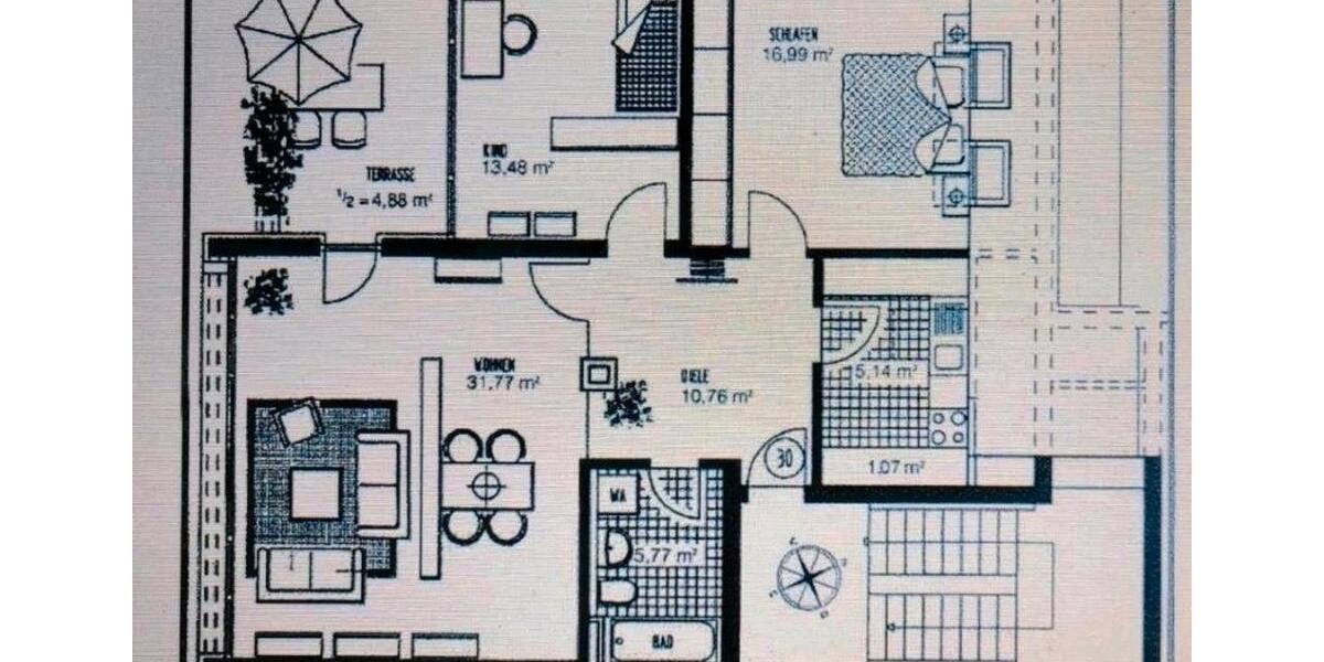 Dachgeschoßwohnung Markkleeberg - 3 Zimmer, 89 m&sup2;, 299.000&euro; | Angebot:26926348