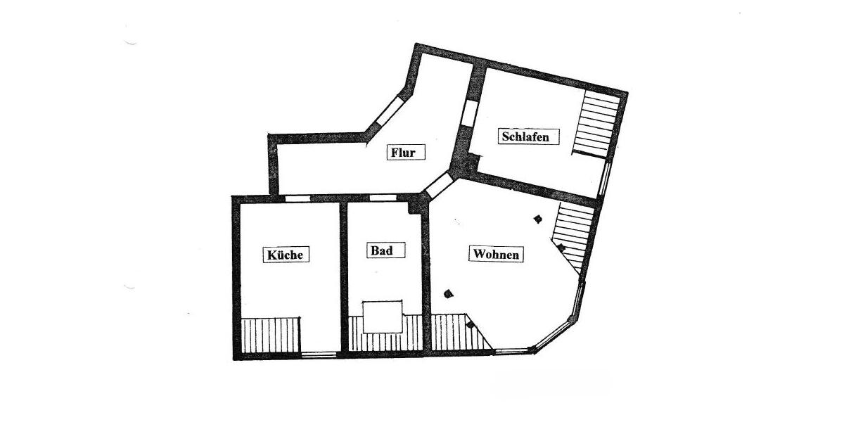 Dachgeschoßwohnung Leipzig Nordwest - 2 Zimmer, 77 m&sup2;, 699&euro; | Angebot:24246775